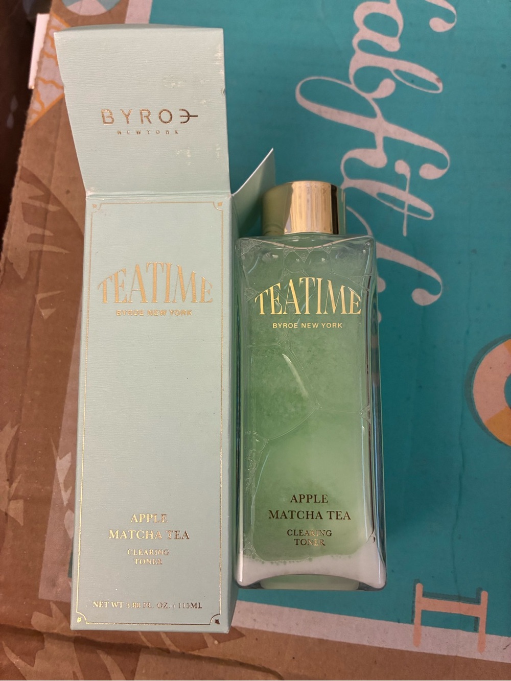 BYROE Teatime Apple Matcha Tea clearing Toner 115ml